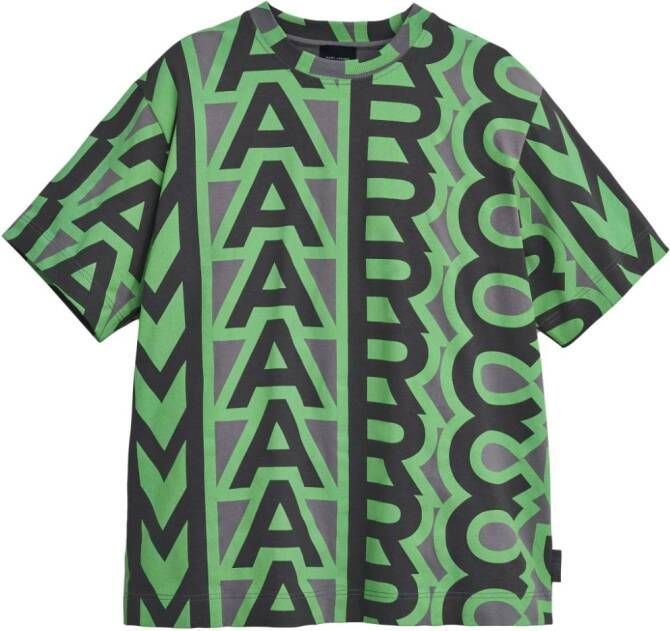 Marc Jacobs T-shirt met monogram Groen