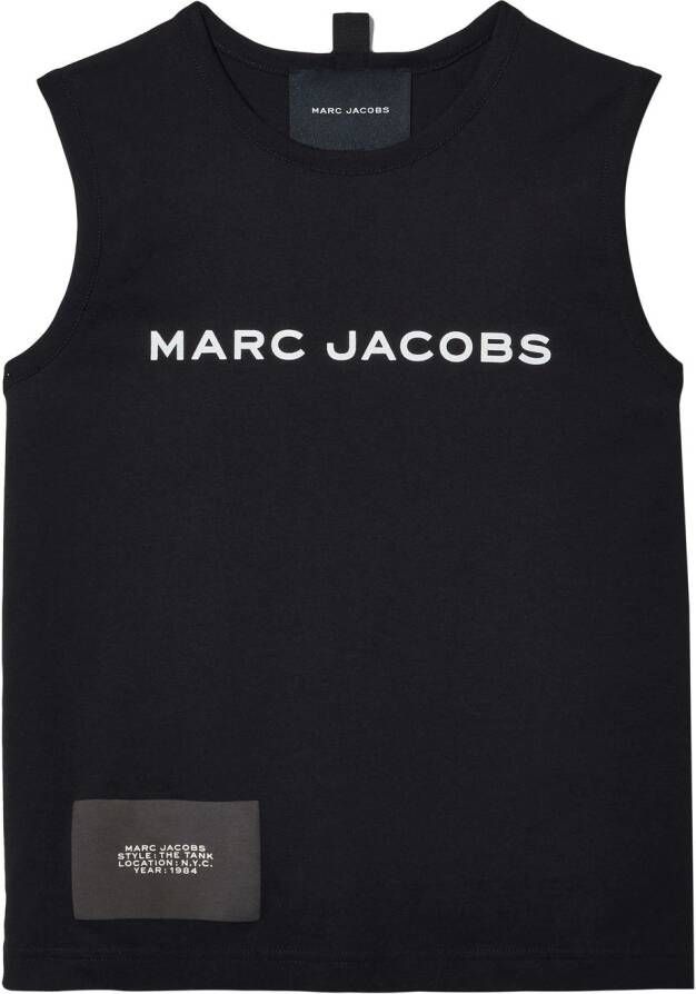 Marc Jacobs Tanktop met logoprint Zwart