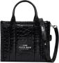 Marc Jacobs The Croc-reliëf Tote kleine shopper Zwart - Thumbnail 3