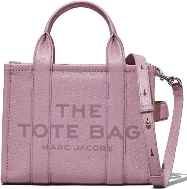 Marc Jacobs The Leather Tote kleine shopper Roze