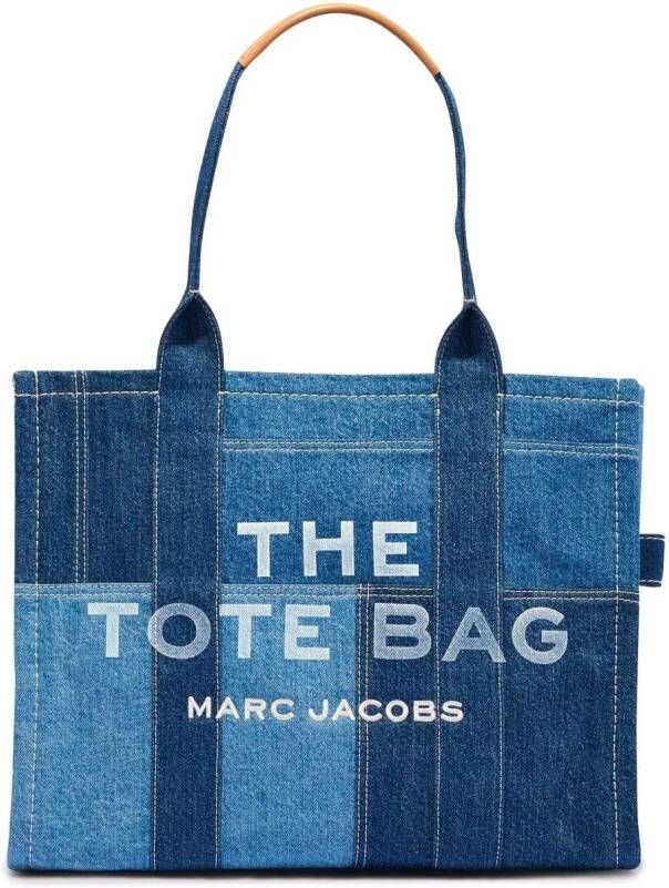 Marc Jacobs The Denim grote shopper dames katoen Eén Blauw