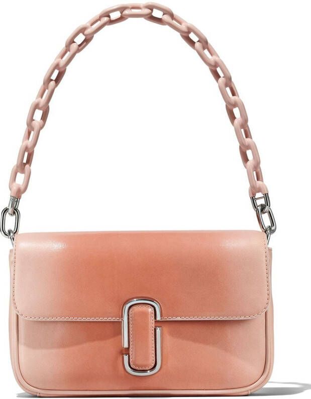 Marc Jacobs Satchels The Shadow Patent Leather Bag in koraal