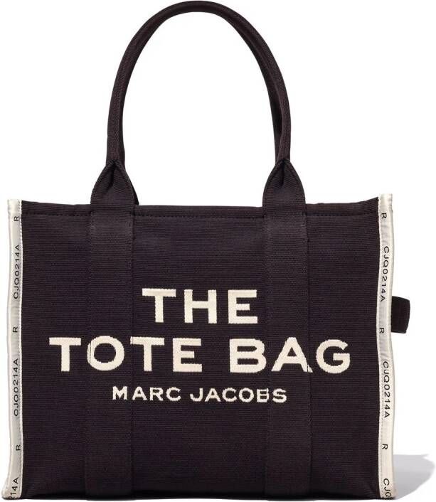 Marc Jacobs Deluxe Geweven Jacquard Grote Tote Black Dames