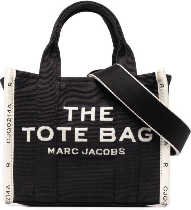 Marc Jacobs The Jacquard Tote kleine shopper Zwart