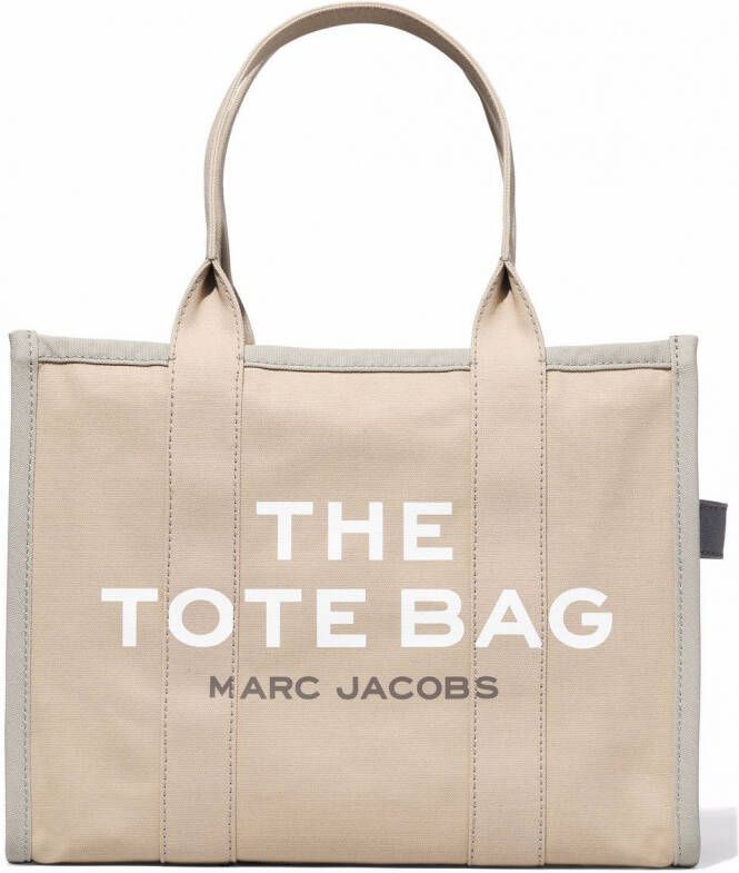 Marc Jacobs De colorblock grote draagtas Beige Dames