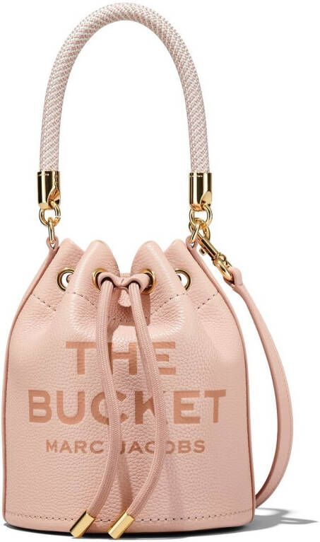 Marc Jacobs Bucket bags The Leather Bucket Bag in poeder roze