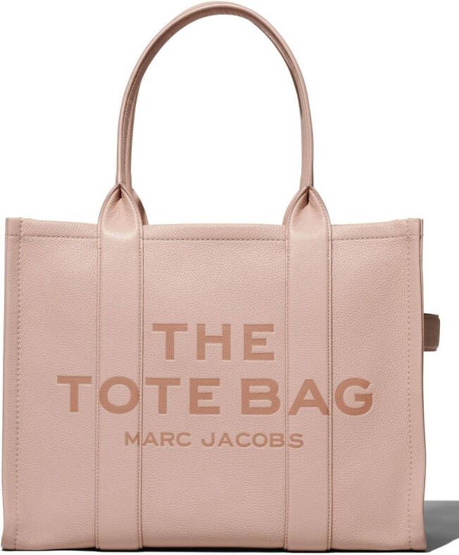 Marc Jacobs Totes The Leather Large Tote Bag in poeder roze