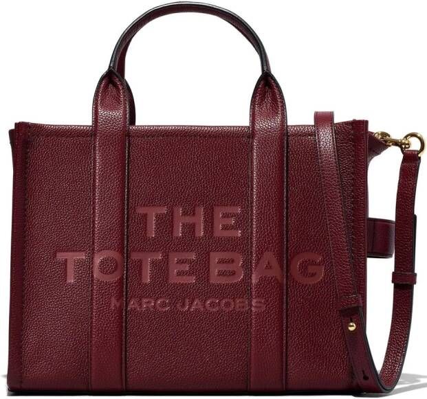 Marc Jacobs Totes The Leather Small Tote Bag Leather in dark red