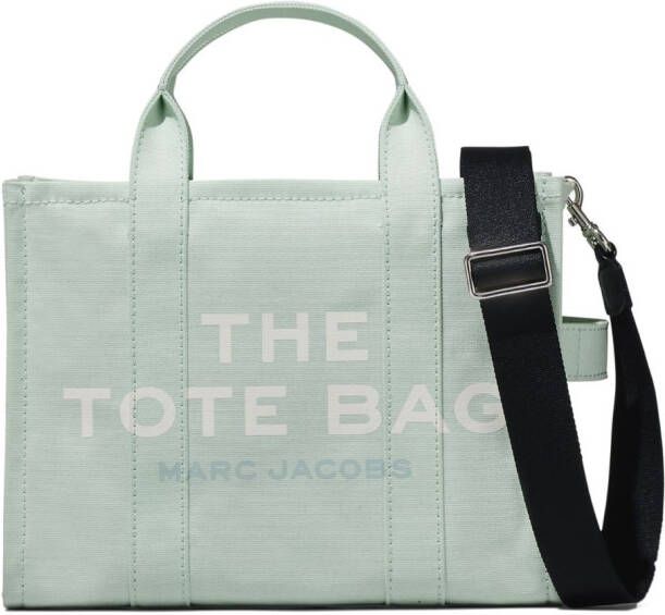 Marc Jacobs Groene Medium Tote Tas met Logo Print Green Dames
