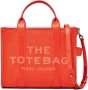 Marc Jacobs Middelgrote leren tote tas met logo detail Orange Dames - Thumbnail 1