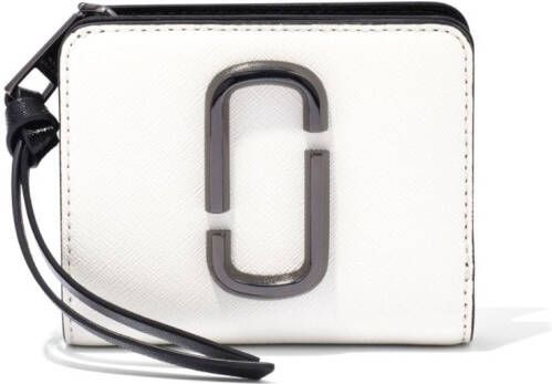 Marc Jacobs The Mini Compact portemonnee Wit