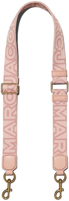 Marc Jacobs The Strap' band met logo patroon Roze