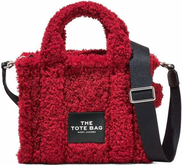 Marc Jacobs The Teddy kleine shopper Rood