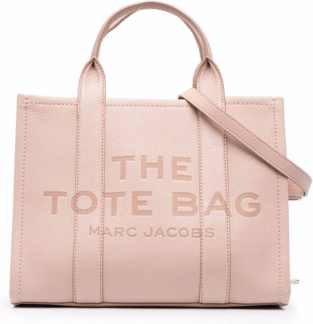 Marc Jacobs The Tote Bag shopper dames kalfsleer Eén Roze