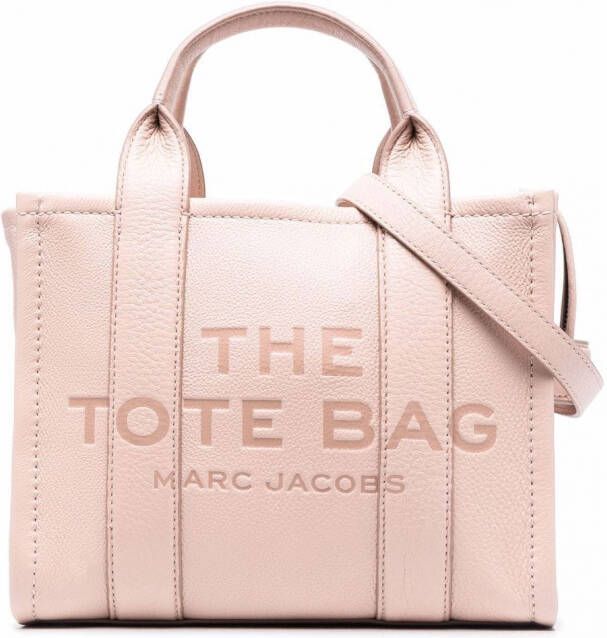 Marc Jacobs The Leather Tote kleine shopper Roze