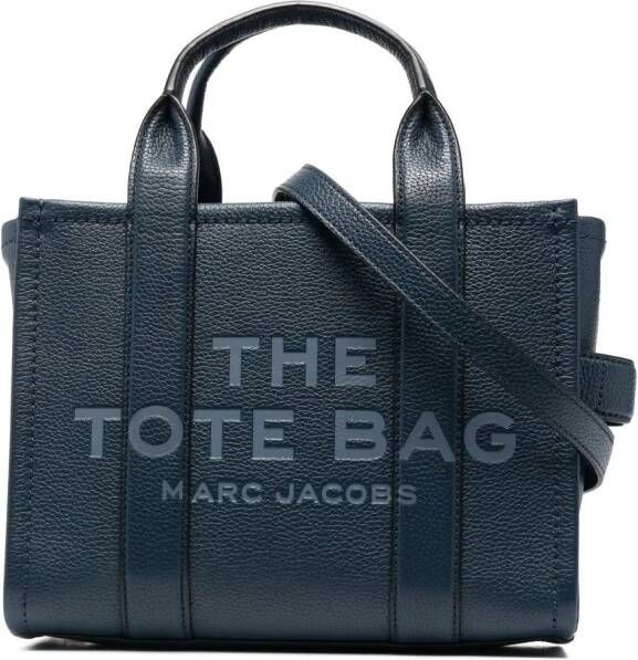Marc Jacobs The Leather Tote kleine shopper Blauw