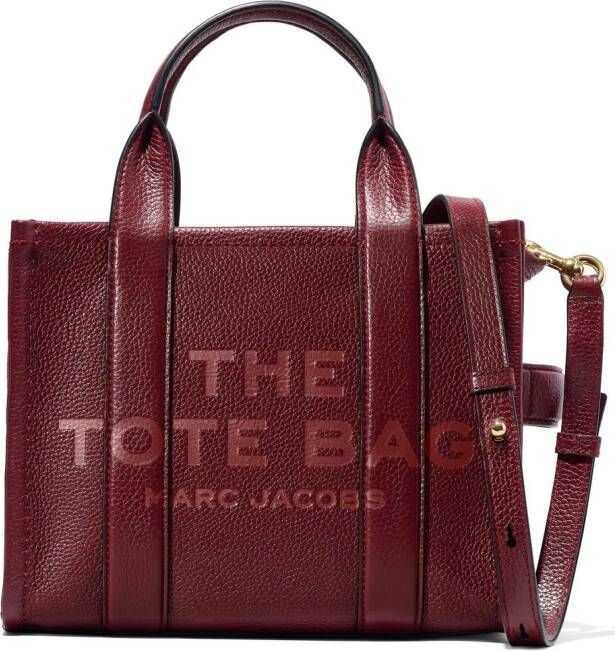 Marc Jacobs The Leather Tote kleine shopper Rood