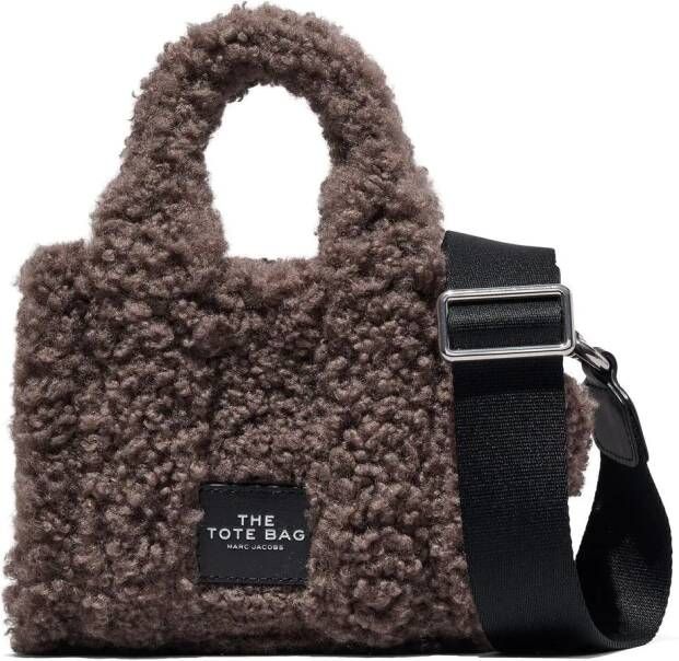 Marc Jacobs Totes The Micro Tote Bag Teddy in grijs