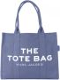 Marc Jacobs Gestructureerde katoenen canvas tote tas Blue Dames - Thumbnail 2