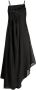 Marc Le Bihan Asymmetrische maxi-jurk Zwart - Thumbnail 1