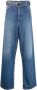Marcelo Burlon County of Milan Jeans met wijde pijpen Blauw - Thumbnail 1