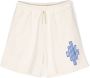 Marcelo Burlon County of Milan Shorts met elastische taille Beige - Thumbnail 1