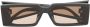 Marcelo Burlon County of Milan Fagus zonnebril met vierkant montuur Grijs - Thumbnail 1