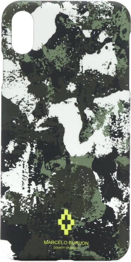 Marcelo Burlon County of Milan Hoesje met camouflageprint Groen