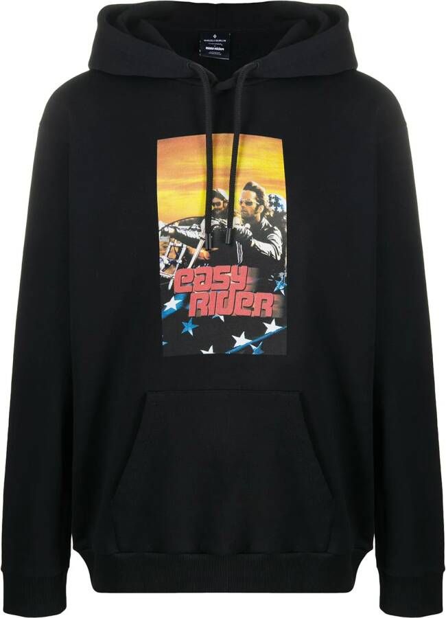 COUNTY OF MILAN Hoodie met print Zwart
