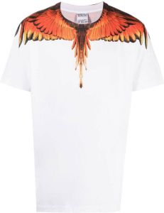 Marcelo Burlon County of Milan Icon Wings print T-shirt Wit