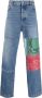 Marcelo Burlon County of Milan Jeans met patchwork Blauw - Thumbnail 1