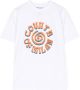 Marcelo Burlon County Of Milan Kids T-shirt met tekst Wit - Thumbnail 1