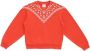 Marcelo Burlon County Of Milan Kids Sweater met bandanaprint Oranje - Thumbnail 1