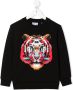 Marcelo Burlon County Of Milan Kids Sweater met tijgerpatroon Zwart - Thumbnail 1