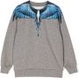 Marcelo Burlon County Of Milan Kids Sweater met vleugelprint Grijs - Thumbnail 1