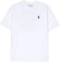 Marcelo Burlon County Of Milan Kids T-shirt met logoprint Wit - Thumbnail 1