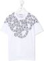 Marcelo Burlon County Of Milan Kids T-shirt met logoprint Wit - Thumbnail 1