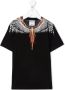 Marcelo Burlon County Of Milan Kids T-shirt met vleugelprint Zwart - Thumbnail 1