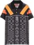 Marcelo Burlon County Of Milan Kids x Kappa poloshirt met print Zwart - Thumbnail 1