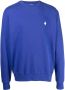 Marcelo Burlon County of Milan Sweater met geborduurd logo Blauw - Thumbnail 1