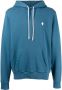 Marcelo Burlon County of Milan Hoodie met geborduurd logo Blauw - Thumbnail 1