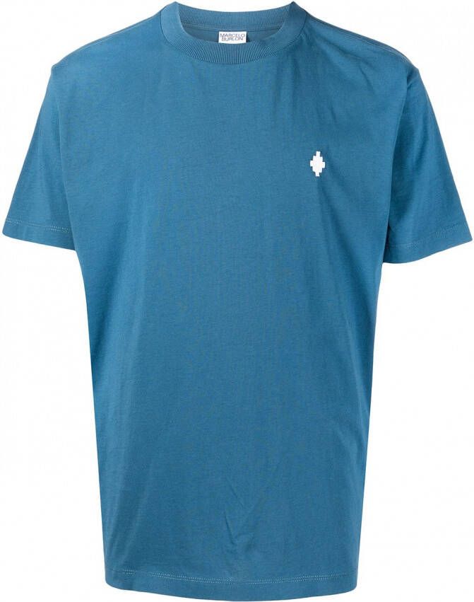 Marcelo Burlon County of Milan T-shirt met logoprint Blauw