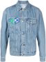 Marcelo Burlon County of Milan Denim jack Blauw - Thumbnail 1