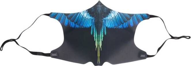 Marcelo Burlon County of Milan Mondkapje met print Blauw
