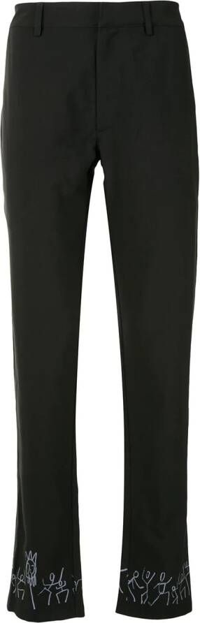 COUNTY OF MILAN Straight broek Zwart
