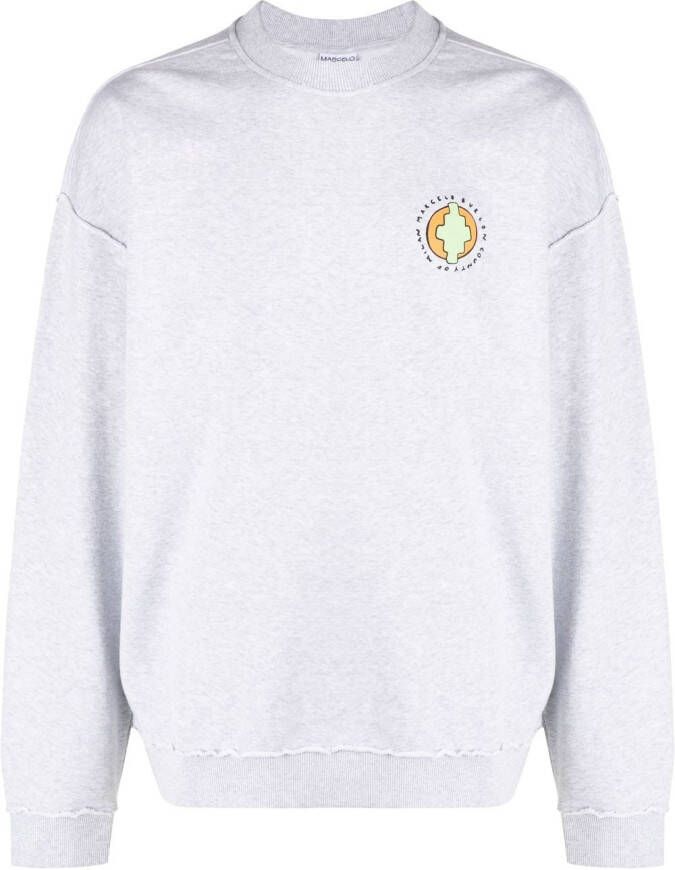 Marcelo Burlon County of Milan Sweater met logo Grijs