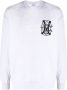Marcelo Burlon County of Milan Sweater met geborduurd logo Grijs - Thumbnail 1