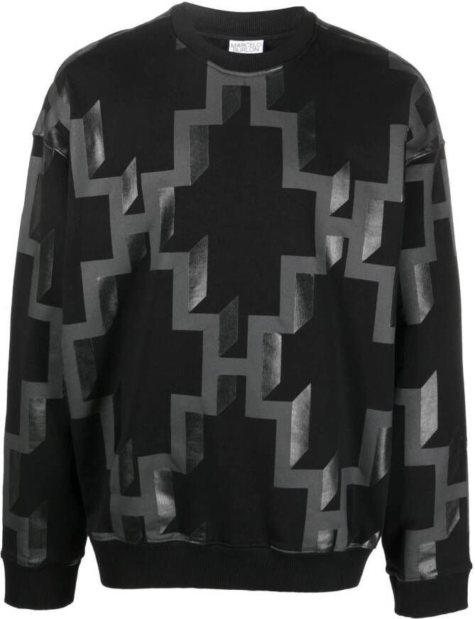 Marcelo Burlon County of Milan Sweater met logoprint Zwart
