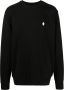 Marcelo Burlon County of Milan Sweater met logoprint Zwart - Thumbnail 1