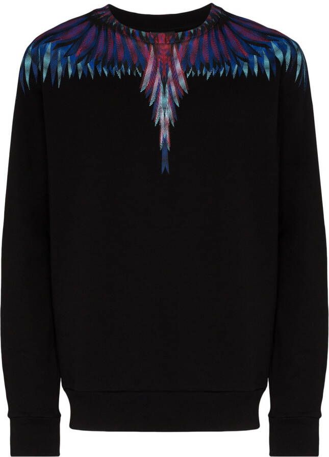 Marcelo Burlon County of Milan Sweater met vleugelprint Zwart